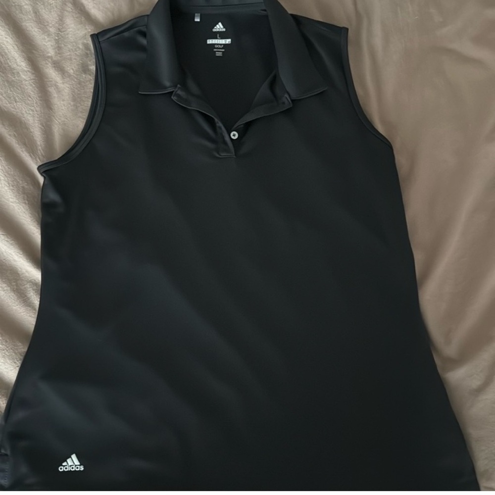 Adidas Black Golf Polo